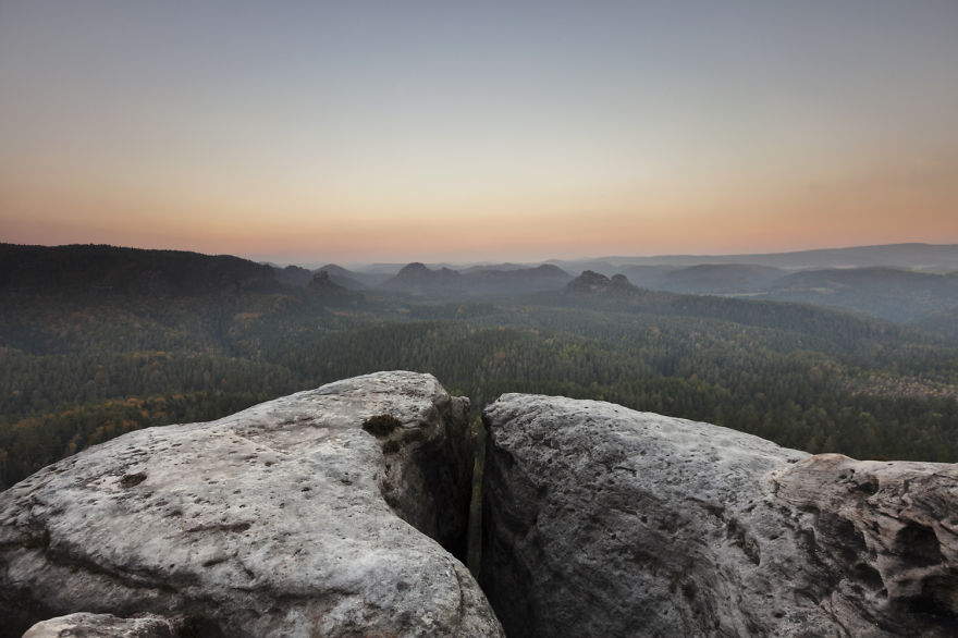 autumn landscape with rocks